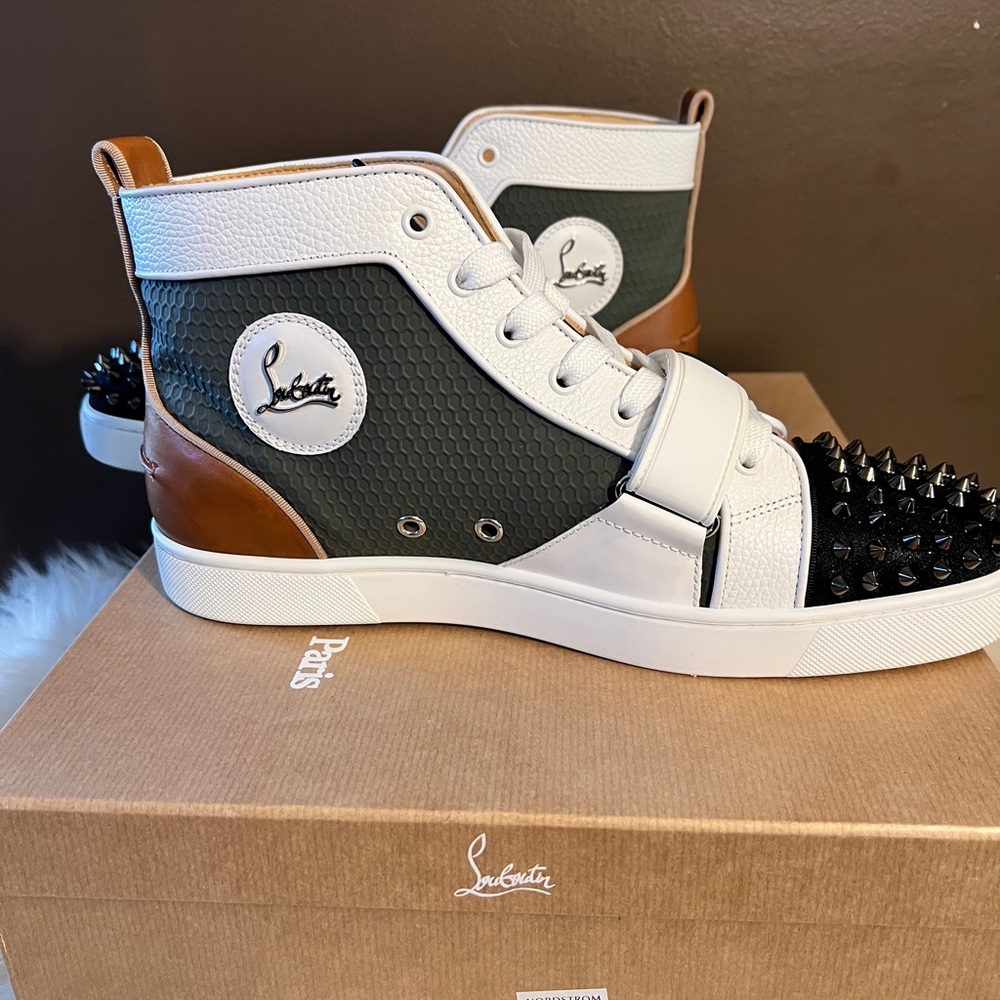 christian louboutin spikes vs flat gilt mimo/vv/clf - Picture 9 of 13